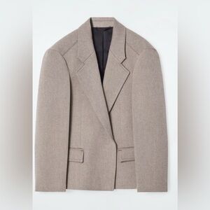 COS Women's Tailored Blazer in Taupe Beige